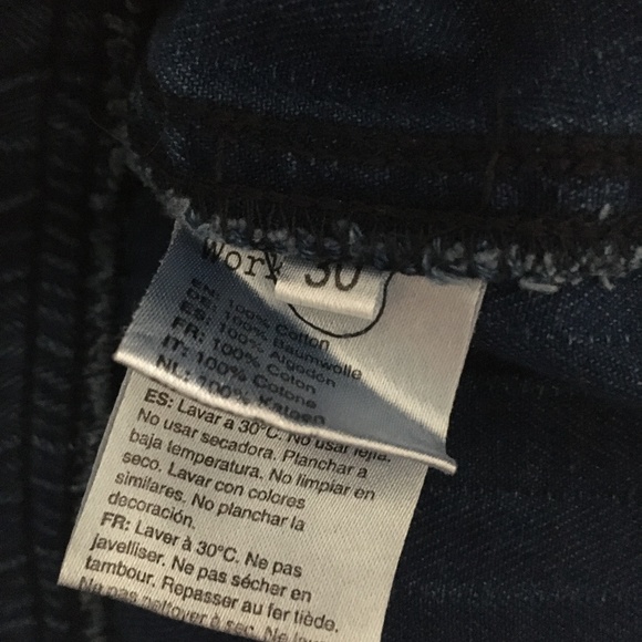 UNIVERSAL WORKS Blue Denim Pull On Elasticized Waist Chore Fatigue Pants 30 - Picture 6 of 6